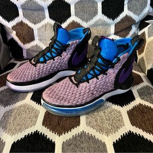 Nike AlphaDunk Mens Size 7.5 Basketball Shoes Voltage Purple Black BQ5401-900
